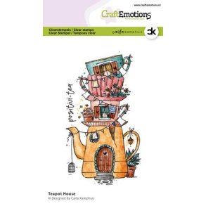Clearstamps A6 Teapot House Carla Kamphuis  - 2315