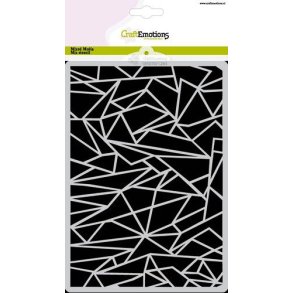 CraftEmotions Mask stencil 1284 -  Arctic Winter - ice floes A5 