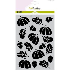 CraftEmotions Mask stencil 1281 - Autumn - A5 