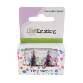 CraftEmotions Tiny Shapes - 3 tubes - various shapes 1