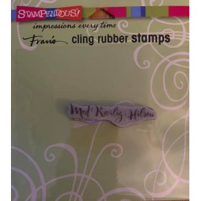 Stampemdous Stempler - CRK124 - Med Krlig Hilsen