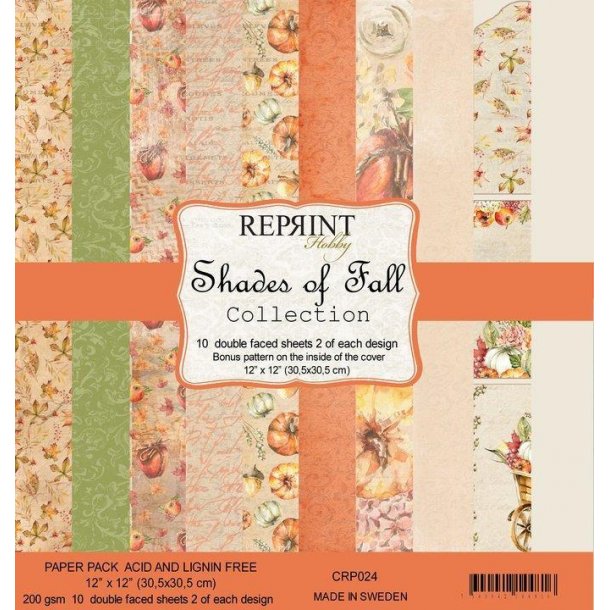 REPRINT Paperpack 30x30 CPR024 - Shades of Fall