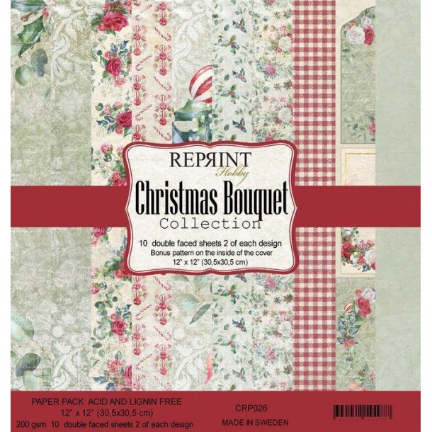 REPRINT Paperpack 30x30 CPR026 - Christmas Bouquet