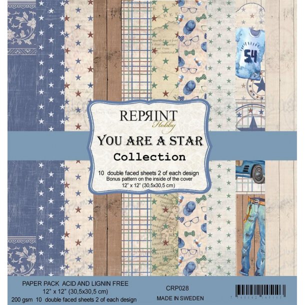 REPRINT Paperpack 30x30 CPR028 - You are a Star