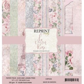REPRINT Paperpack 30x30 CPR035 - La Vie en Rose 