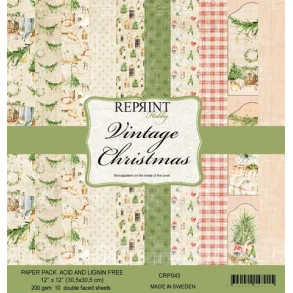 REPRINT Paperpack 30x30 CPR043 - Vintage Christmas