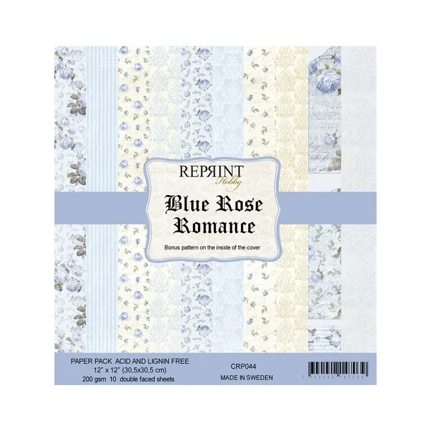 REPRINT Paperpack 30x30 CPR044 - Blue Rose Romance