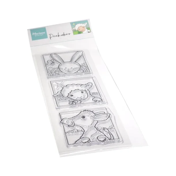 Marianne Design Clearstamp "Hetty's Peeak-a-boo: Spring Animals" CS1115