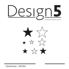 Design5 Clearstamp - Basis - Magical Stars - D5C004