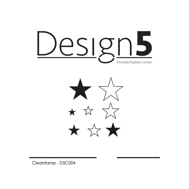 Design5 Clearstamp - Basis - Magical Stars - D5C004