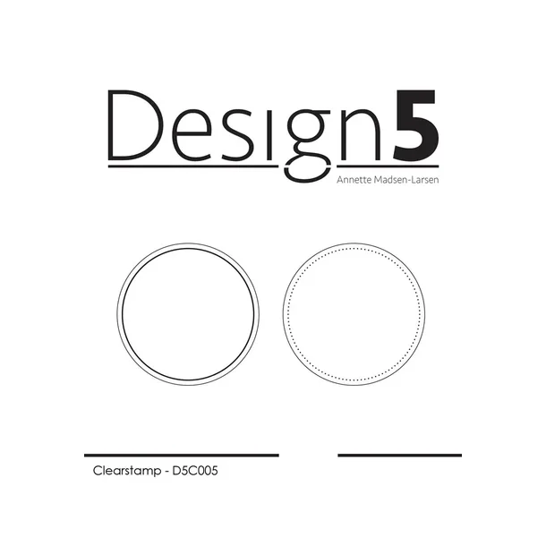 Design5 Clearstamp - Basis - Circles - D5C005