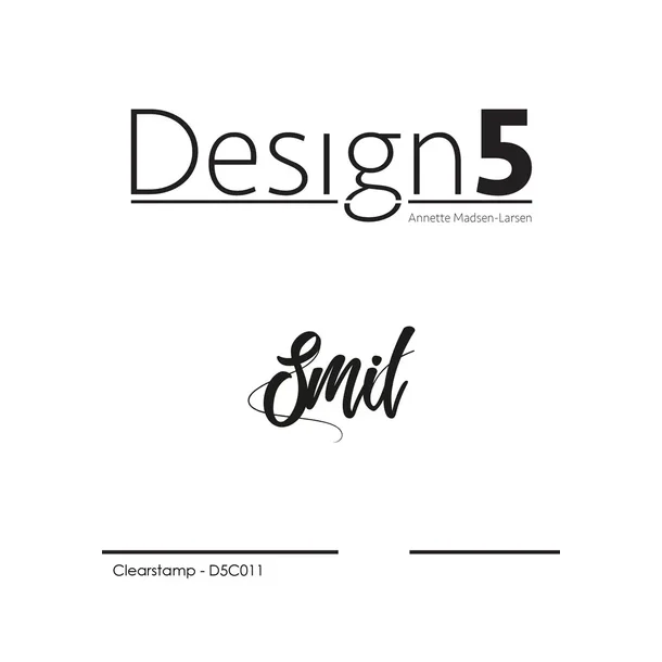 Design5 Clearstamp - Smil - D5C011