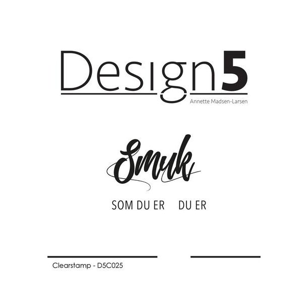 Design5 Clearstamp - Smuk - D5C025