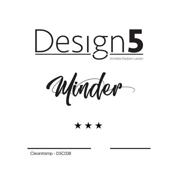 Design5 Clearstamp - Minder - D5C038