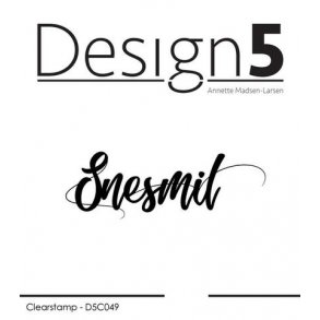 Design5 Clearstamp - Snesmil - D5C049