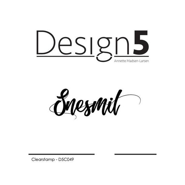 Design5 Clearstamp - Snesmil - D5C049