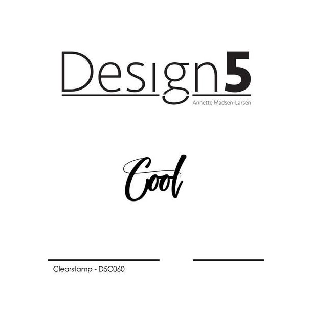 Design5 Clearstamp - Cool - D5C060