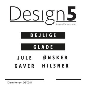 Design5 Clearstamp - Danske Boxord - D5C061
