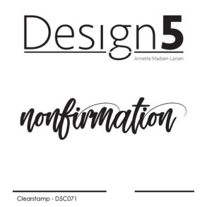 Design5 Clearstamp - nonfirmation - D5C071