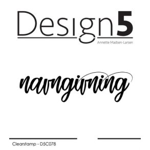 Design5 Clearstamp - navngivning - D5C078