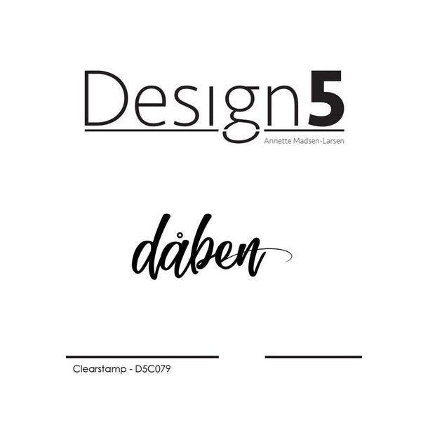 Design5 Clearstamp - dben - D5C079