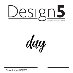 Design5 Clearstamp - dag - D5C080