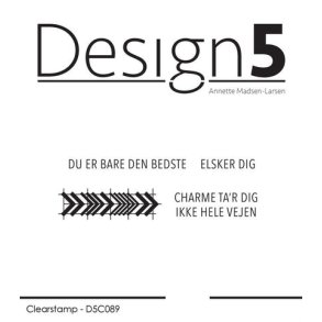 Design5 Clearstamp - Danske tekster - D5C089