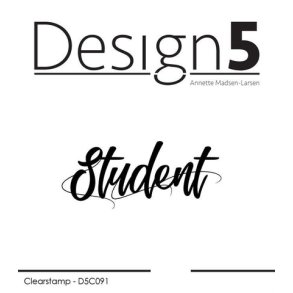 Design5 Clearstamp - Student - D5C091