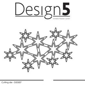 Design5 Dies - Stars - D5D007