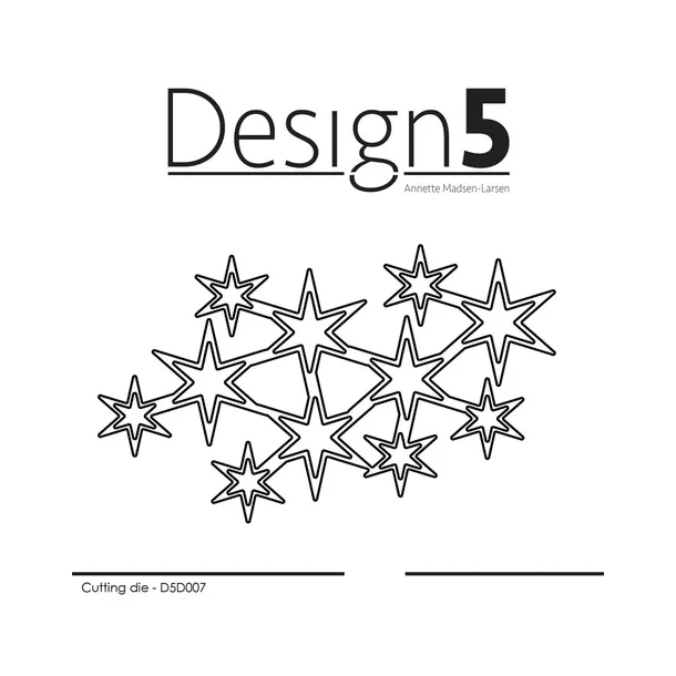 Design5 Dies - Stars - D5D007