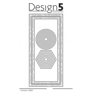 Design5 Dies - Circles-Hexagon - D5D009
