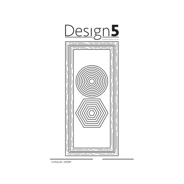 Design5 Dies - Circles-Hexagon - D5D009