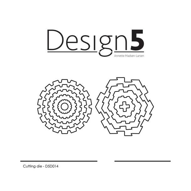 Design5 Dies - Gears &amp; Game   - D5D014