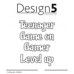 Design5 Dies - Teenager & Gamers   - D5D016