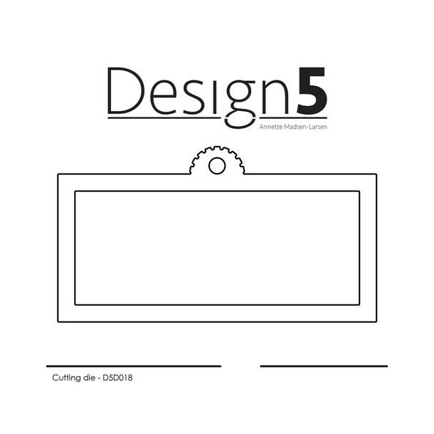 Design5 Dies - Mini Slim Tag   - D5D018