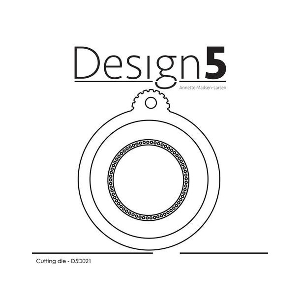 Design5 Dies - Circle Tag - D5D021