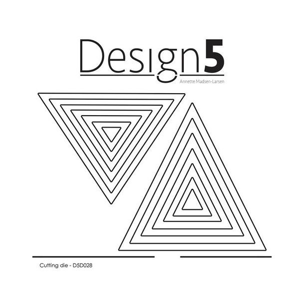 Design5 Dies - Triangles - D5D028