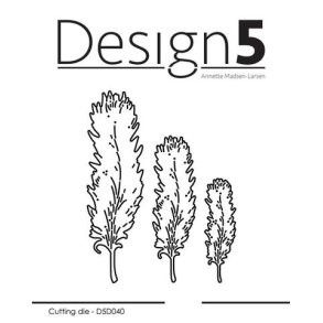 Design5 Dies - Feathers - D5D040