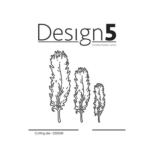 Design5 Dies - Feathers - D5D040