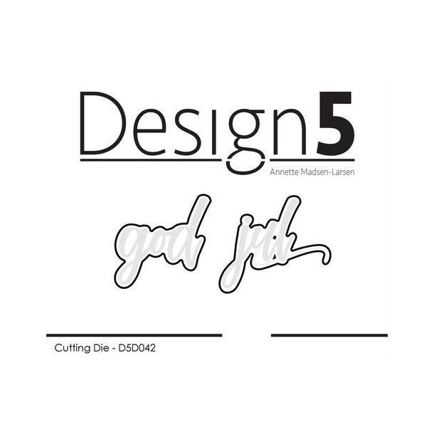 Design5 Dies - God Jul - D5D042