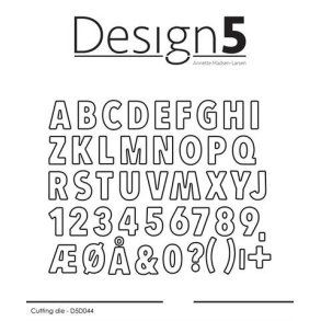 Design5 Dies - Tiny Alphabet