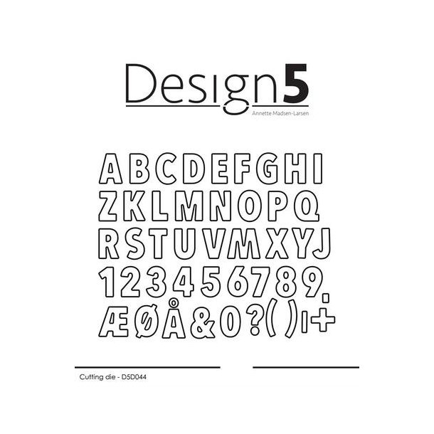 Design5 Dies - Tiny Alphabet" - D5D044