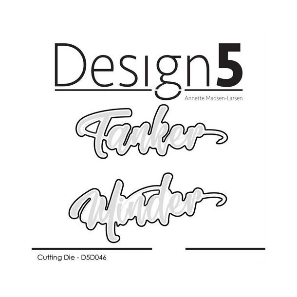 Design5 Dies - Skyggedies - Minder + Tanker - D5D046