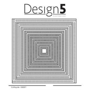 Design5 Dies - Square - Stripes  - D5D071