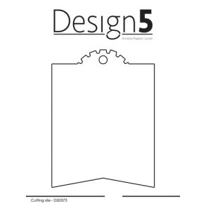 Design5 Dies - Big gear tags  - D5D073