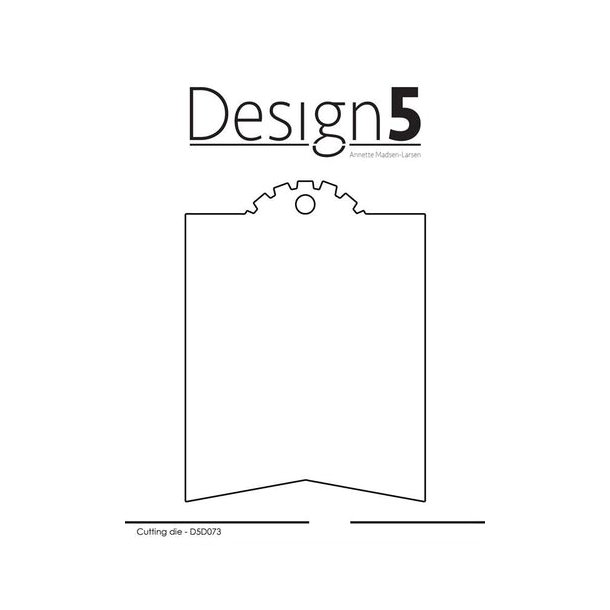 Design5 Dies - Big gear tags  - D5D073