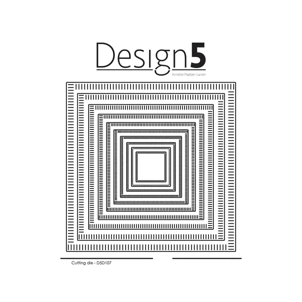 Design5 dies "Square - Stripes" D5D107