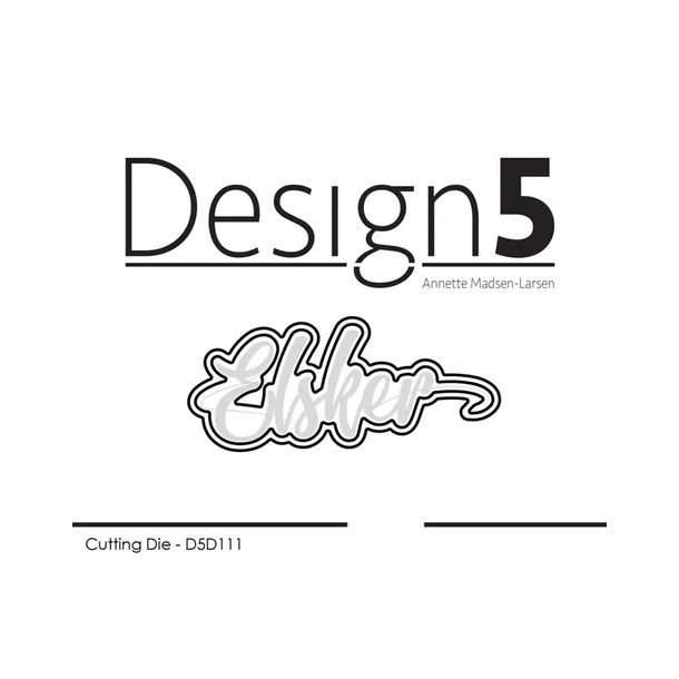 Design5 dies "Skyggedie - Elsker" D5D111