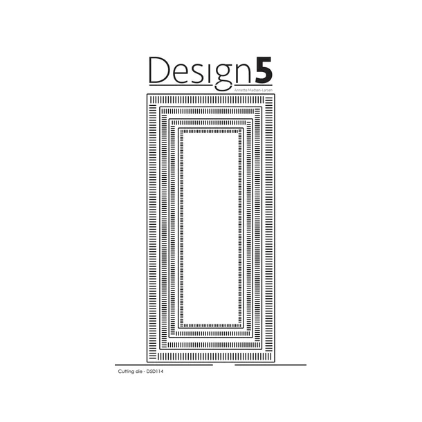 Design5 dies "Slimcard - Stripes" D5D114