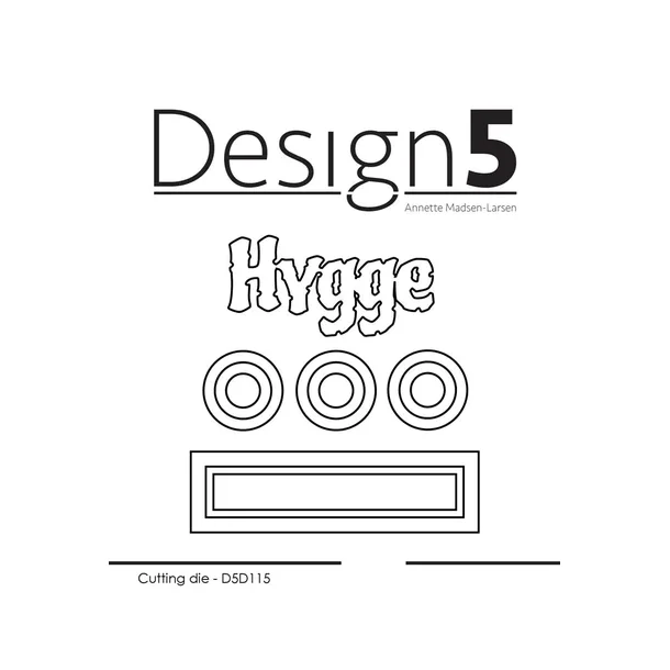 Design5 dies "Hygge - Small Circles - Boxes" D5D115